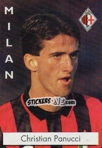 Sticker Christian Panucci - Calcioflash 1996 - Euroflash