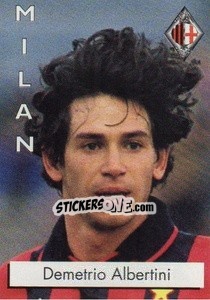 Sticker Demetrio Albertini - Calcioflash 1996 - Euroflash