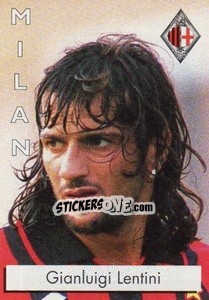 Sticker Gianluigi Lentini - Calcioflash 1996 - Euroflash