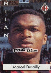 Sticker Marcel Desailly - Calcioflash 1996 n. 157 - Euroflash