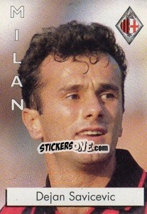 Sticker Dejan Savicevic - Calcioflash 1996 n. 159 - Euroflash
