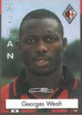 Sticker Georges Weah - Calcio Flash 1996 n. 160 - Euroflash