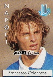 Sticker Francesco Colonnese - Calcioflash 1996 - Euroflash
