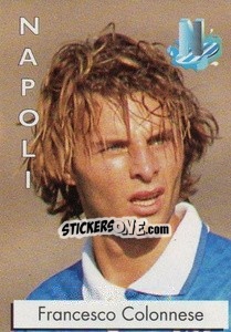 Sticker Francesco Colonnese - Calcioflash 1996 n. 167 - Euroflash