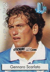Sticker Gennaro Scarlato - Calcioflash 1996 - Euroflash