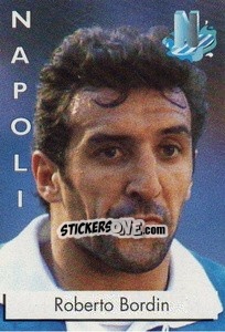 Cromo Roberto Bordin - Calcioflash 1996 - Euroflash