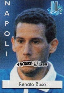 Sticker Renato Buso - Calcioflash 1996 n. 175 - Euroflash