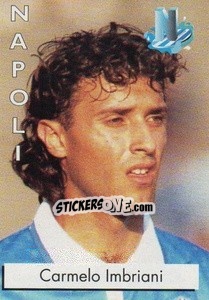 Sticker Carmelo Imbriani - Calcioflash 1996 - Euroflash