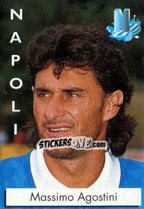 Sticker Massimo Agostini - Calcioflash 1996 n. 179 - Euroflash