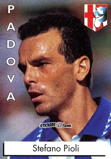 Sticker Stefano Pioli - Calcioflash 1996 n. 185 - Euroflash