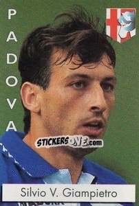 Cromo Silvio V. Giampietro - Calcioflash 1996 - Euroflash