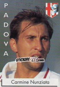 Sticker Carmine Nunziata - Calcioflash 1996 n. 189 - Euroflash