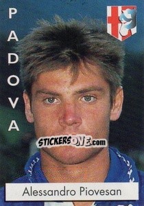 Sticker Alessandro Piovesan - Calcioflash 1996 n. 192 - Euroflash