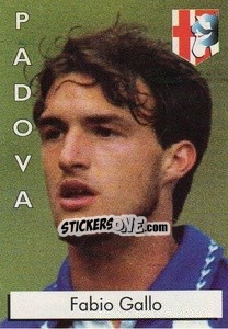 Sticker Fabio Gallo - Calcioflash 1996 - Euroflash
