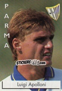Sticker Luigi Apolloni - Calcioflash 1996 - Euroflash
