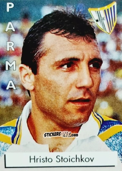 Sticker Hristo Stoichkov - Calcioflash 1996 n. 215 - Euroflash