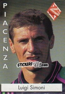 Sticker Luigi Simoni - Calcioflash 1996 - Euroflash
