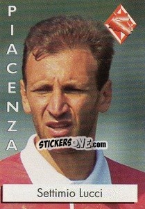 Sticker Settimio Lucci - Calcioflash 1996 - Euroflash