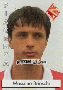 Sticker Massimo Brioschi - Calcioflash 1996 - Euroflash