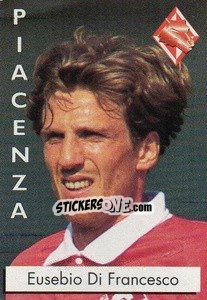 Sticker Eusebio Di Francesco - Calcioflash 1996 - Euroflash