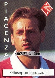 Figurina Giuseppe Ferazzoli - Calcioflash 1996 - Euroflash