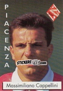 Sticker Massimiliano Cappellini - Calcioflash 1996 - Euroflash