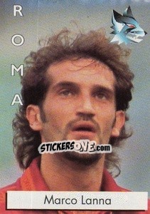 Sticker Marco Lanna - Calcioflash 1996 - Euroflash