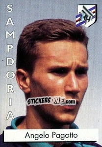 Sticker Angelo Pagotto - Calcioflash 1996 n. 252 - Euroflash