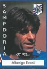 Sticker Alberigo Evani - Calcio Flash 1996 n. 259 - Euroflash