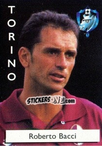Cromo Roberto Bacci - Calcioflash 1996 - Euroflash