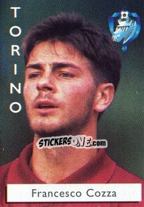 Sticker Francesco Cozza - Calcioflash 1996 - Euroflash