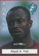Sticker Abedi A. Pelé - Calcio Flash 1996 n. 282 - Euroflash