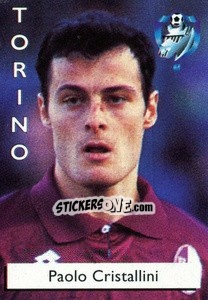 Sticker Paolo Cristallini - Calcioflash 1996 - Euroflash