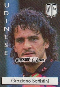 Sticker Graziano Battistini - Calcioflash 1996 - Euroflash