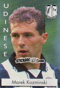 Sticker Marek Kozminski - Calcioflash 1996 - Euroflash