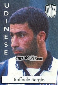 Sticker Raffaele Sergio - Calcioflash 1996 - Euroflash
