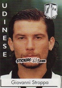 Sticker Giovanni Stroppa - Calcioflash 1996 - Euroflash
