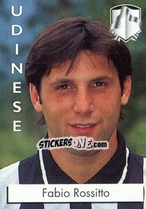 Sticker Fabio Rossitto - Calcioflash 1996 - Euroflash