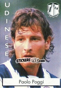 Sticker Paolo Poggi - Calcioflash 1996 - Euroflash