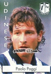 Sticker Paolo Poggi - Calcioflash 1996 n. 303 - Euroflash