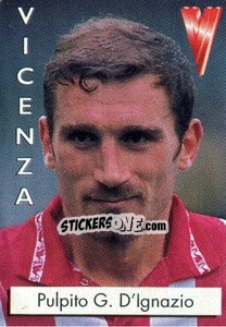 Sticker Pulpito G. D'Ignazio - Calcioflash 1996 - Euroflash