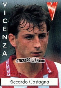 Cromo Riccardo Castagna - Calcioflash 1996 n. 309 - Euroflash