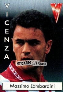 Sticker Massimo Lombardini - Calcioflash 1996 - Euroflash