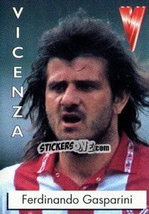 Sticker Ferdinando Gasparini - Calcioflash 1996 n. 317 - Euroflash