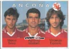 Figurina Marco Sesia / Agostino Iacabelli / Vincenzo Esposito - Calcio Flash 1996 n. 323 - Euroflash