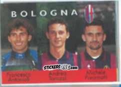 Figurina Francesco Antonioli / Andrea Tarozzi / Michele Paramatti - Calcio Flash 1996 n. 329 - Euroflash