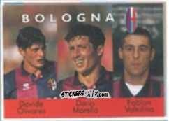 Cromo Davide Olivares / Dario Morello / Fabian Valtolina - Calcio Flash 1996 n. 332 - Euroflash