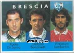 Figurina Paolo Di Sarno / Stefano Bonometti / Vincenzo Lambertini - Calcio Flash 1996 n. 333 - Euroflash