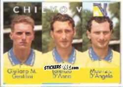 Cromo Giuliano M. Gentilini / Lorenzo D'Anna / Maurizio D'Angelo - Calcio Flash 1996 n. 342 - Euroflash