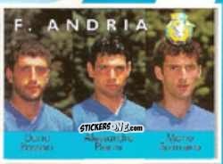 Sticker Dario Passoni / Alessandro Pierini / Mario Solimeno - Calcio Flash 1996 n. 350 - Euroflash